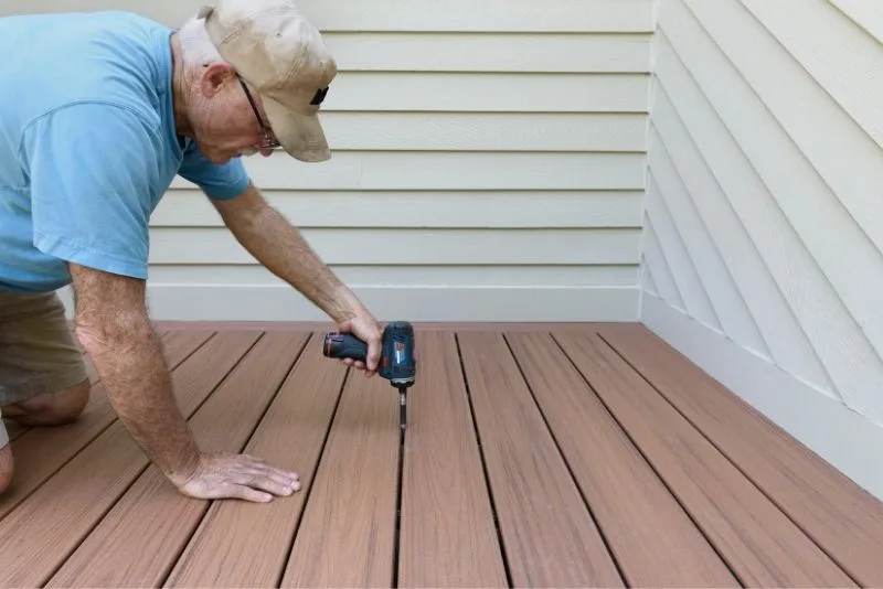 Installation of composite decks